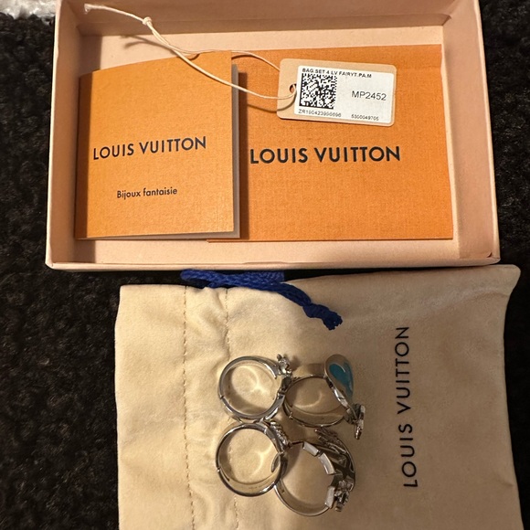 Louis Vuitton Ring 4 piece adjustable ring set - Picture 11 of 12